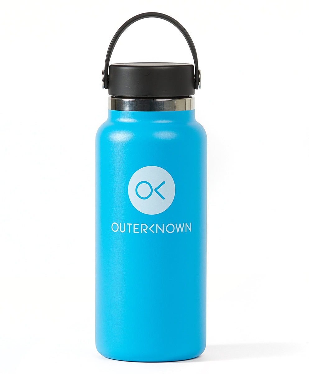 32 Oz Wide Mouth Water Bottle With Straw Lid