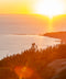 Ocean sunset landscape with no visible clothing item