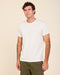 Sojourn T-shirt, short-sleeve crewneck in off-white