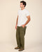 Sojourn T-shirt, short-sleeve crewneck, side view, off-white