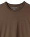 A brown crew-neck t-shirt made from Peruvian Pima cotton.