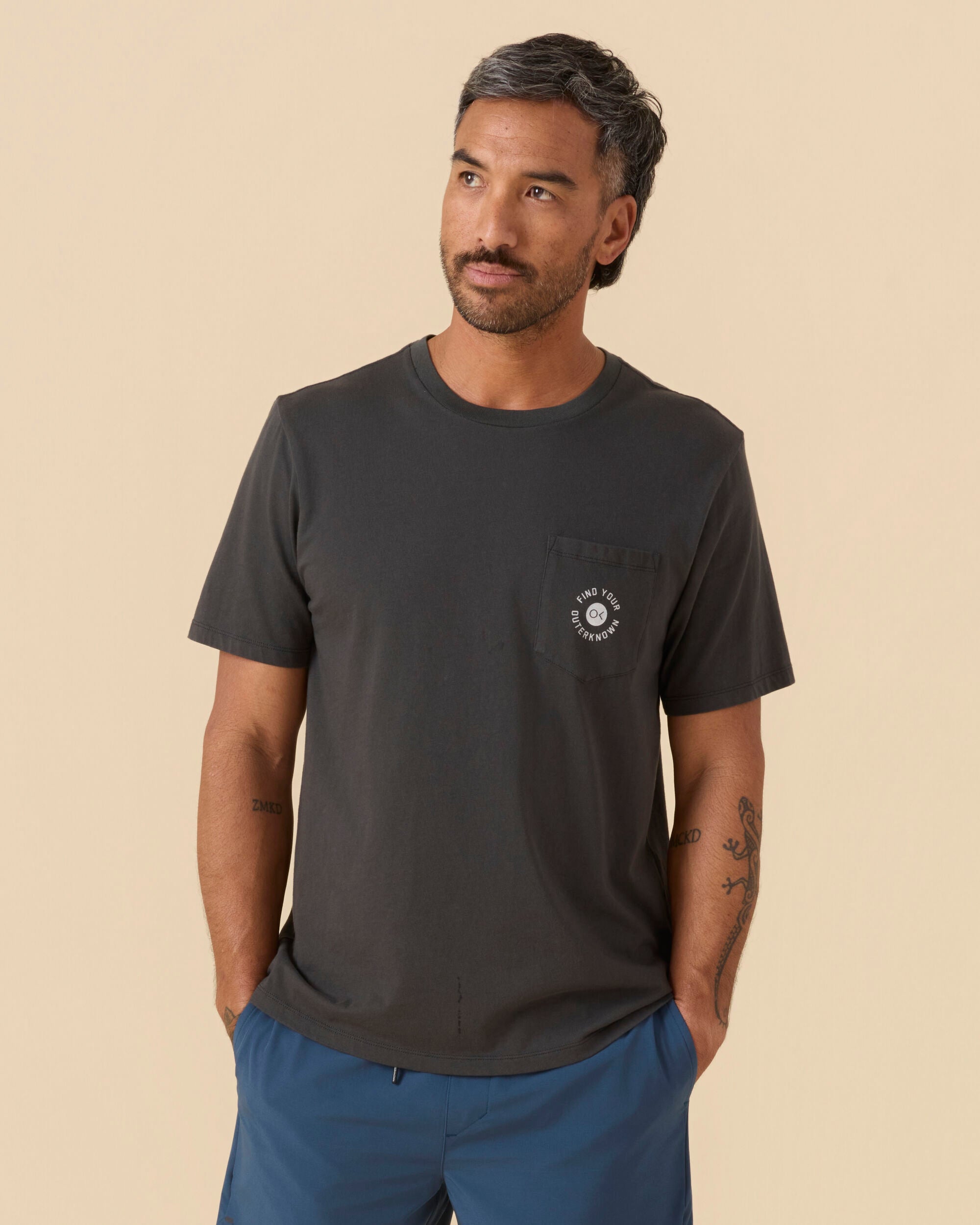 【OUTERKNOWN】完売品 ネイビー ショートスリーブ オーバーオール Best of Summer Sale