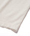 Sojourn short-sleeve henley shirt hem, side seam and stitched edge in salt