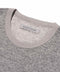 Heather grey crewneck sweatshirt neckline with Outerworn neck label