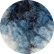 Shibori fleece fabric swatch in navy and white tie-dye pattern