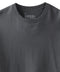 Collar of black long-sleeved t-shirt
