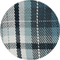 Blue and white plaid fabric swatch for Outerworn blanket shirt.