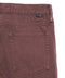 Redwood jeans back pocket close-up with stitched pocket seams and small brand label