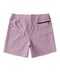 Backside of purple boardshorts