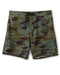 Camouflage boardshorts on a white background
