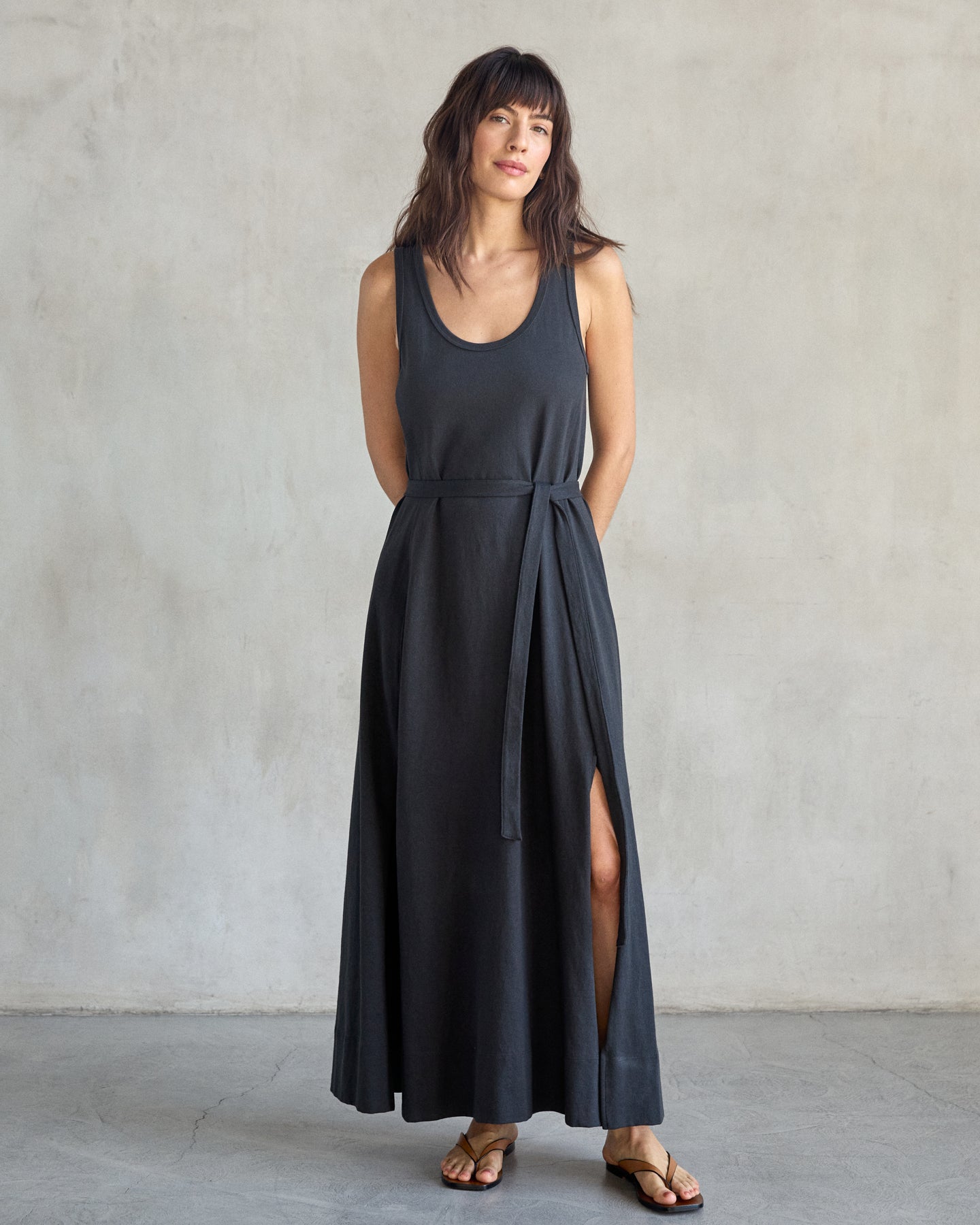 sachin and babi light blue dress Occident American Style Womens Sleeveless Vest Mid Long Duck Down Tank  Dress New main image 0