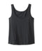 black tank top on white background.