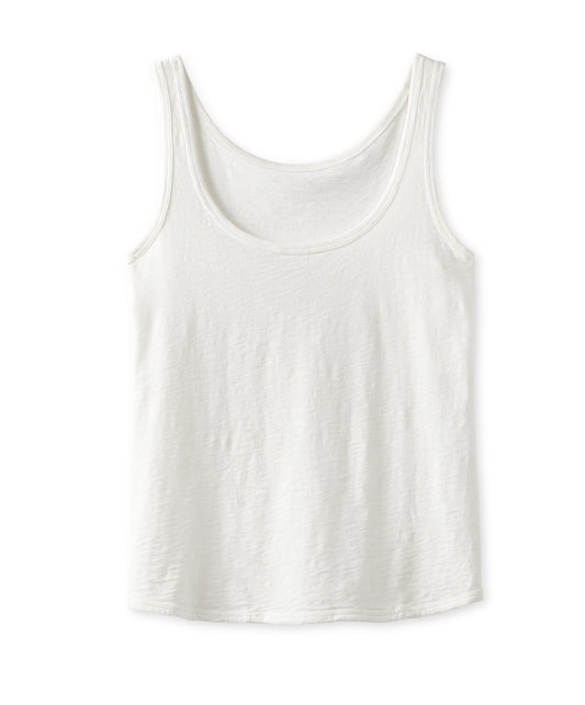 white tank top on white background