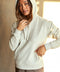 Women’s Hightide hoodie by Outerworn, oatmeal heather, pullover with drawstring hood