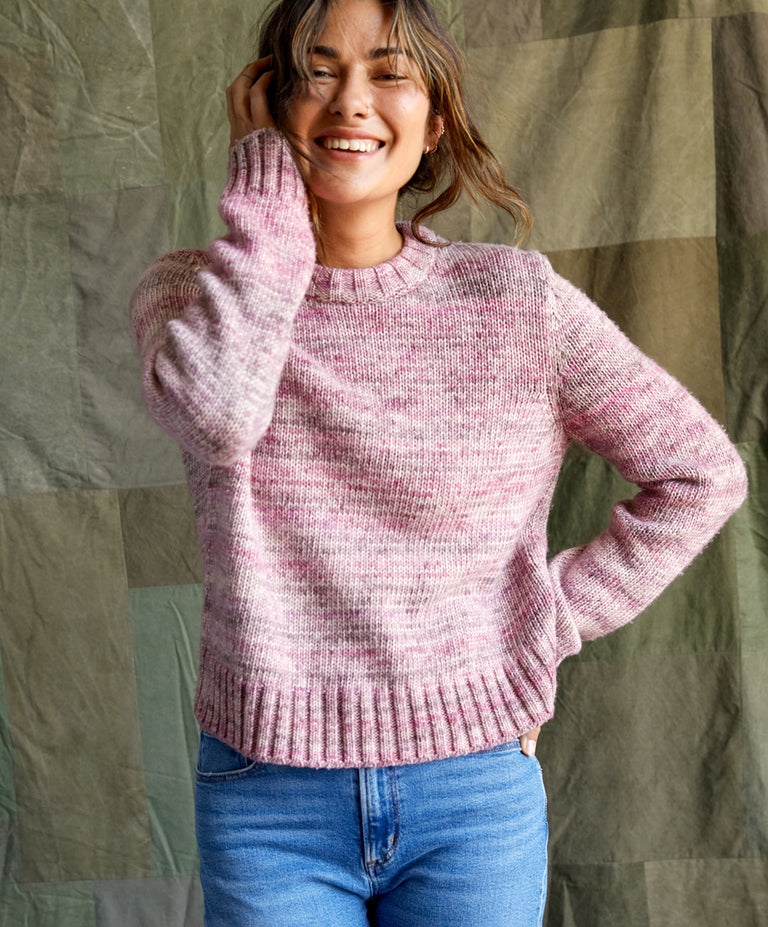 Luna Space Dye Sweater, Women's Sweaters