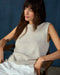 Crescent Knit Tank - FINAL SALE