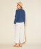 Outerworn Riviera pants, off-white wide-leg capri with elastic waistband