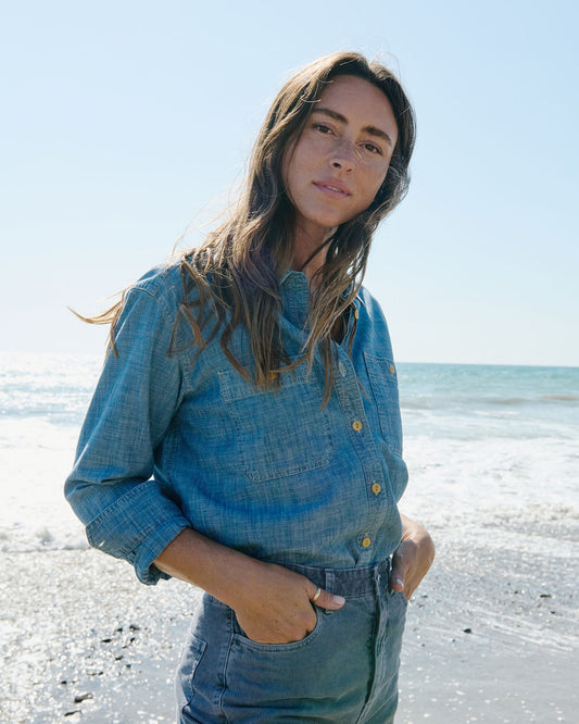 Women's Chambray Utility Shirt