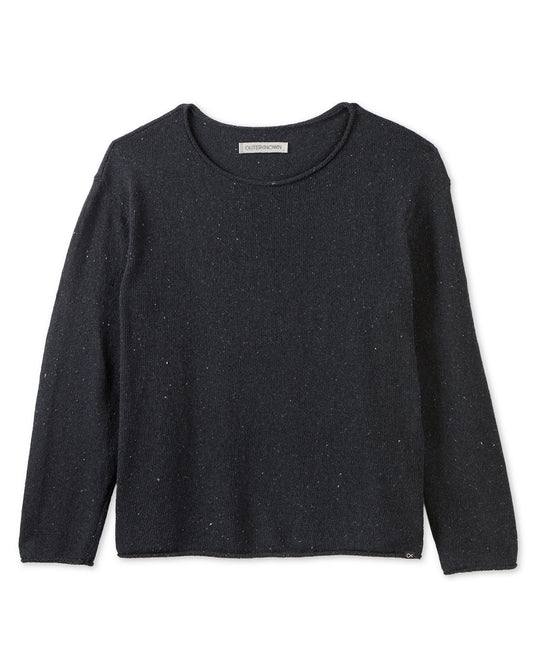 Dark gray long-sleeve shirt on a white background