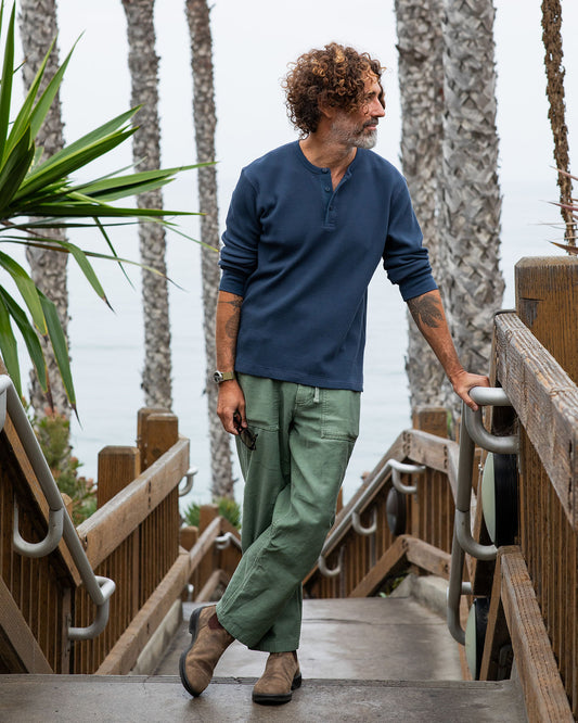 Maritime Waffle Henley