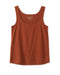 Rust-colored tank top on a white background