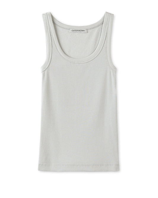 Gray tank top on a white background