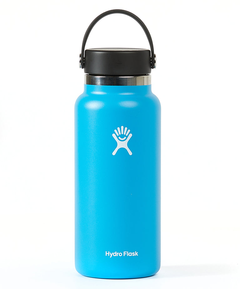 Hydro Flask Wide Mouth Straw Lid - Stainless Steel Reusable Water Bottle -  Vacuum Insulated, Dishwasher Safe, BPA-Free, Non-Toxic